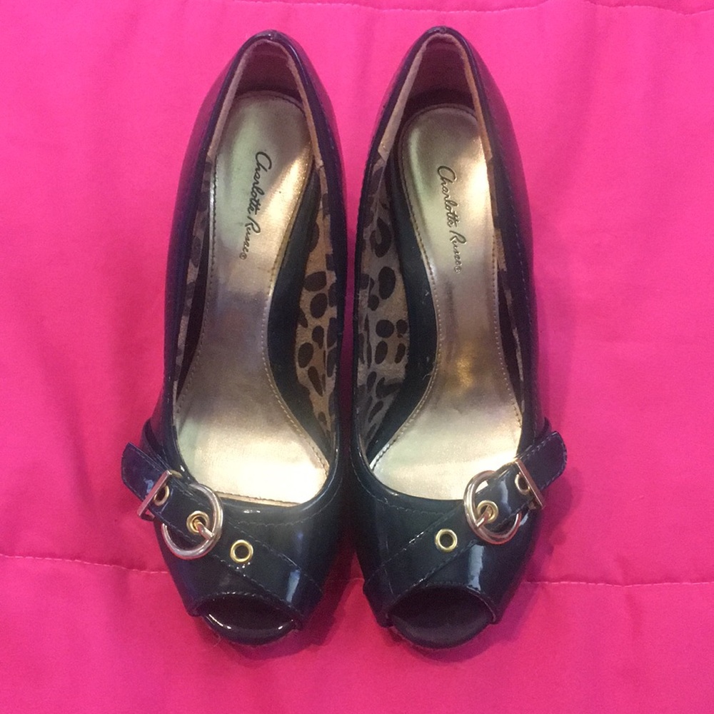 Open toe wedges